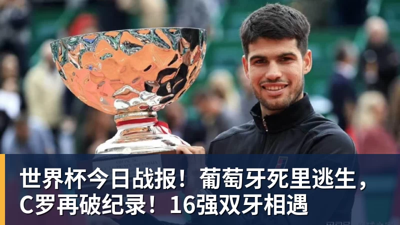 JS金沙世界杯今日战报！葡萄牙死里逃生，C罗再破纪录！16强双牙相遇
